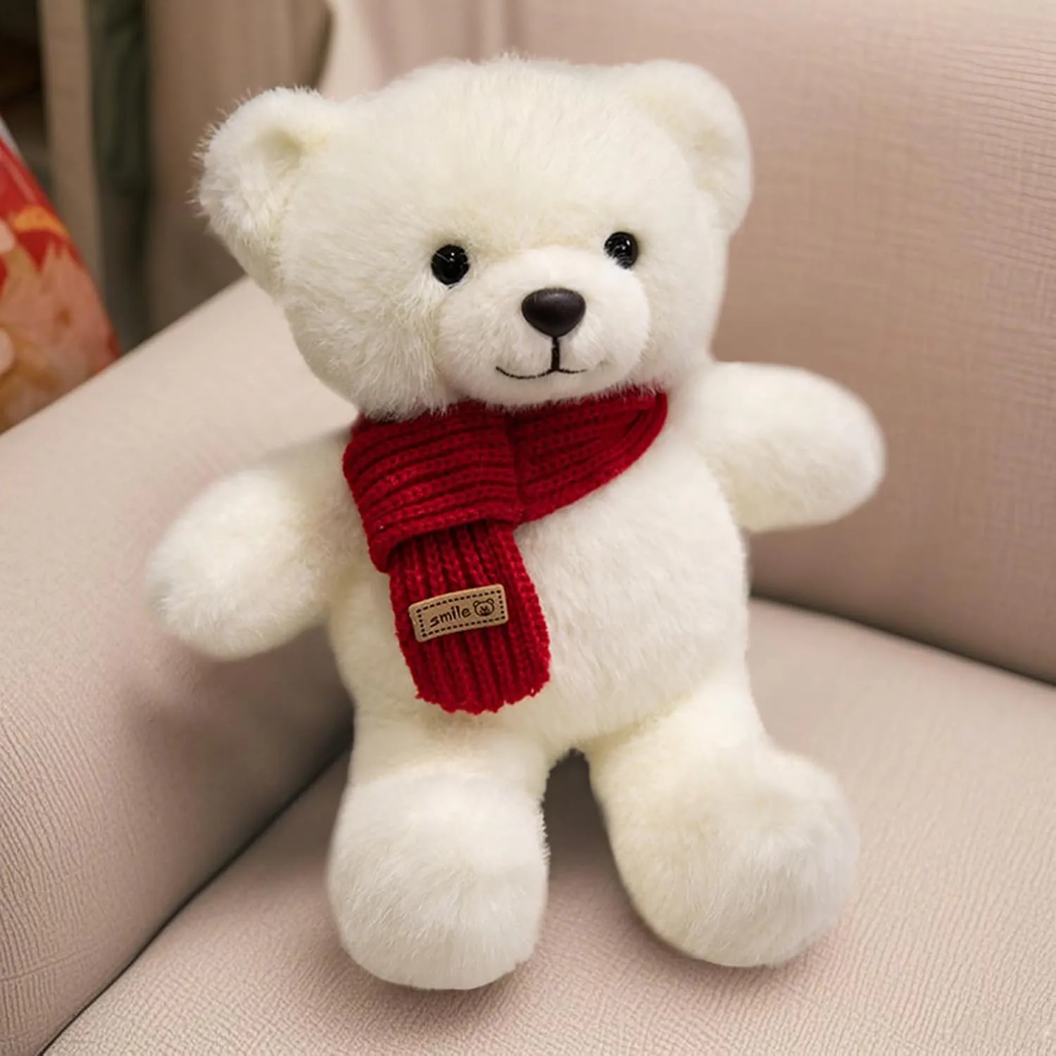 a Cute and Comfortable news dapple Companion, Perfect as a Sweet Birthday (White Bear) KUUDESOXX Cute Stuffed Animal, Koala Plush Toy, 