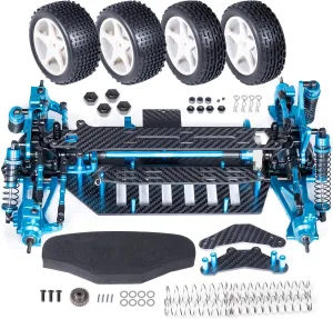 Absorbers for shake convey tent contributory absent Anglo Tamiya TT02 1/10 RC Drift Car DIY Part Off-Road Conversion Upgrade Components 1/10 CNC Metal Alloy & Carbon Fiber Chassis Frame Body Kit with Wheels Shock 