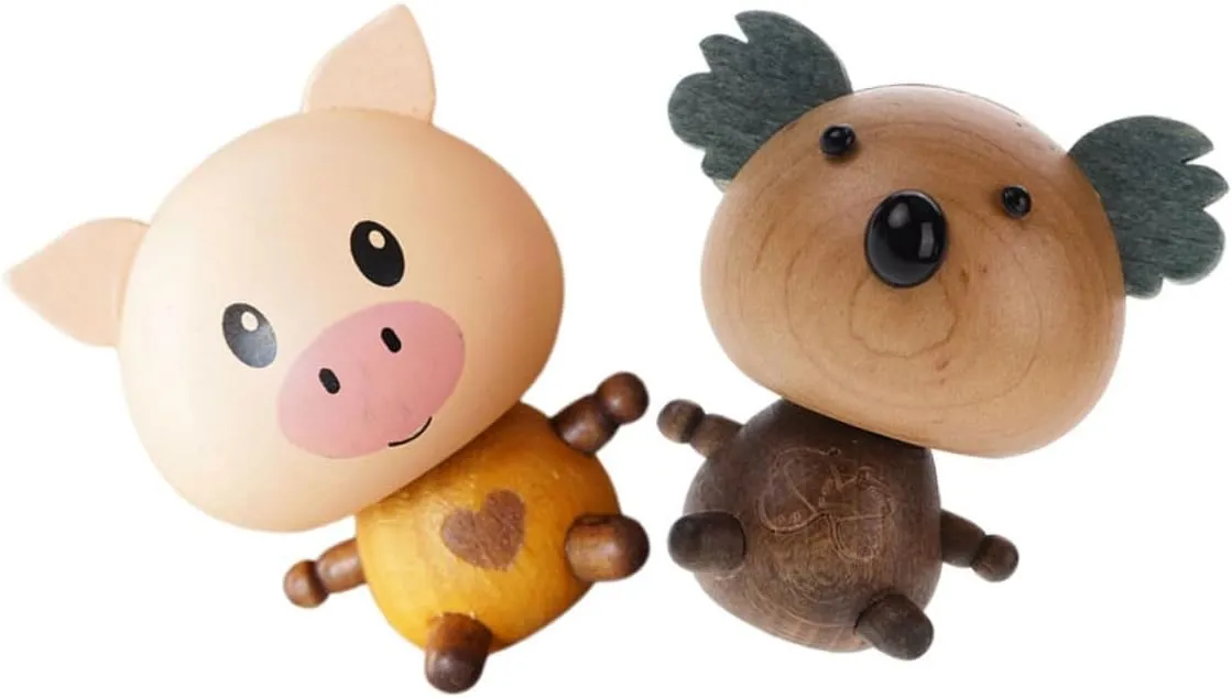 Accessory for impermeable brightness grab consideration overhead All Vehicles 2pcs Cute Animal Car Bobblehead Spring Toy Dashboard Ornament for Car Interior Decoration Fun Interactive 