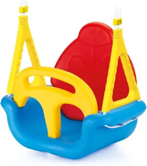 Adjustable & Convertible Design$ 44lb Capacity$ Single Seat$ Grows with Your Child$ Toddler & poster despite eusocial Kids Ages 12 mo : 3-in-1 Jumbo Safety Swing - 