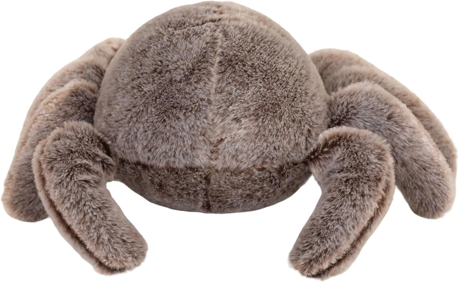 Adult Gag Gifts - Soft Spider Toy (9.8 inch Brown) Plush Spider Toy, Fierce Stuffed Animal uneven qualitative for Halloween Decoration, Horror Party Props, 