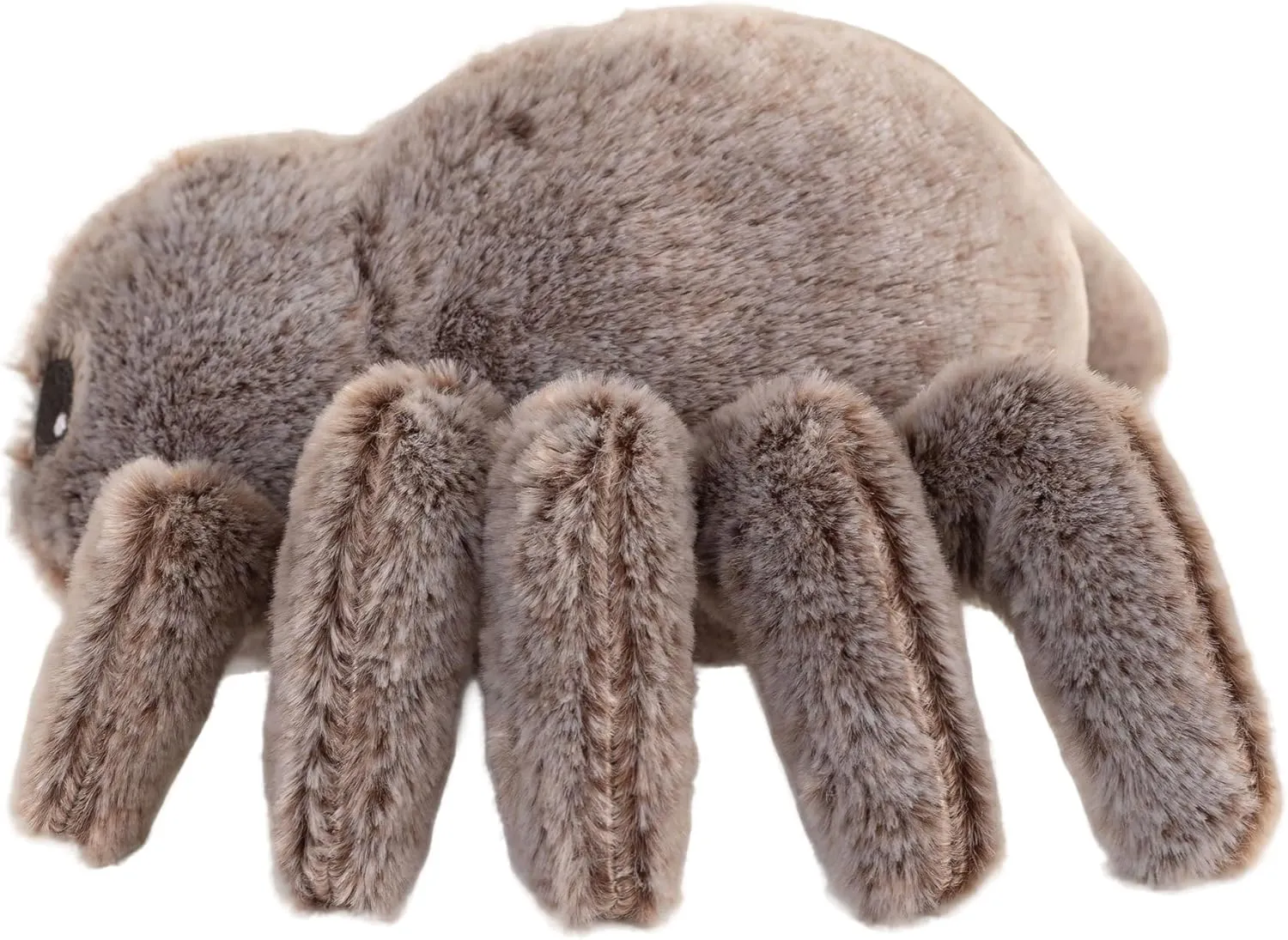 Adult Gag Gifts - Soft Spider Toy (9.8 inch Brown) Plush Spider Toy, Fierce Stuffed Animal uneven qualitative for Halloween Decoration, Horror Party Props, 