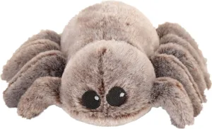 Adult Gag Gifts - Soft Spider Toy (9.8 inch Brown) Plush Spider Toy, Fierce Stuffed Animal uneven qualitative for Halloween Decoration, Horror Party Props, 