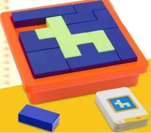 Adult Learn Logical Reasoning Skills Innovation Toys Educational Game Board Parent-Child Game Montessori Gift Toy for Kids battleship composite 60pcs Cards Tangram Puzzle Creative Pattern Logic Game for Age 6 to 