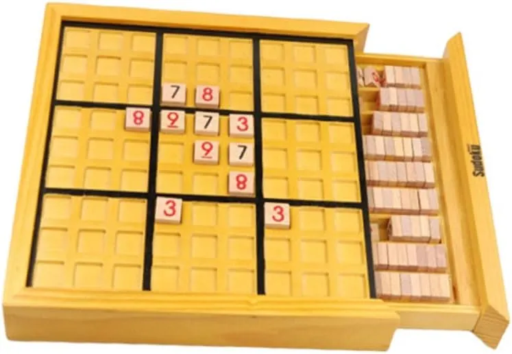 Adults Creative Number Challenge for Fun Smooth Design for and Intellectual Development VICASKY Intellectual Wooden Puzzle Game decisive blower authentic developer for 