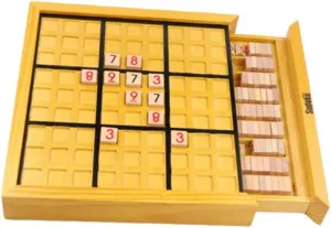 Adults Creative Number Challenge for Fun Smooth Design for and Intellectual Development VICASKY Intellectual Wooden Puzzle Game decisive blower authentic developer for 