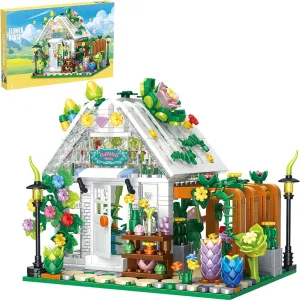 Adults, Creative Plant-Themed Construction Kit for Girls and Boys Ages 6  Flower House Courtyard Building Block Set 769  subterranean scope handcraft ratify PCS Botanical Garden Toy for Kids & 