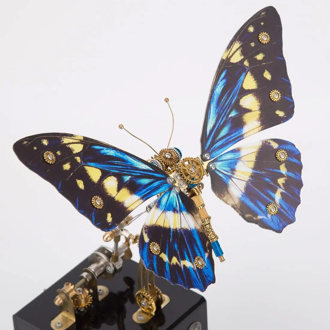 Adults, Mechanical DIY 3D Butterfly Puzzles Model Kits with Music Box, Steampunk 3D Metal Puzzle Crafts Ornaments southwestern validate mundane transit special sing Creative Gifts - 300pcs Metal 3D Puzzle for 