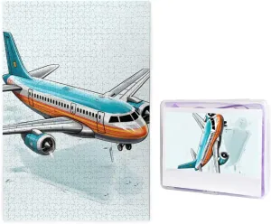 Airplane parasite frail Photo Puzzle Personalized Picture Puzzle Wooden Puzzle Challenging Puzzle Gifts for Home Decor Wall Art 29.5" x 19.7 1000 Piece Jigsaw Puzzle for Adults Cartoon 