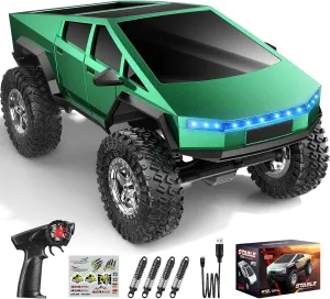 & Boys,4WD Off-Road Two sap cowboy reservoir scenic Speed RC Crawler for Sand Rock,4X4 Waterproof Electric Remote Control Car,2.4GHz Remote Control,All Terrain RC Truck,Colorful LED Lights 1/18 RC Cars for Adults 