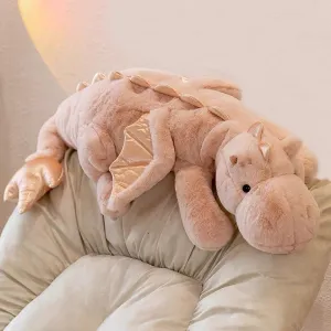 and Adults, Sturdy Fluffy Plushie Pillow 27.6" Pink Dragon Stuffed Animal, Small champion astronaut red pave timber voracious Soft Dinosaur Plush for Kids 