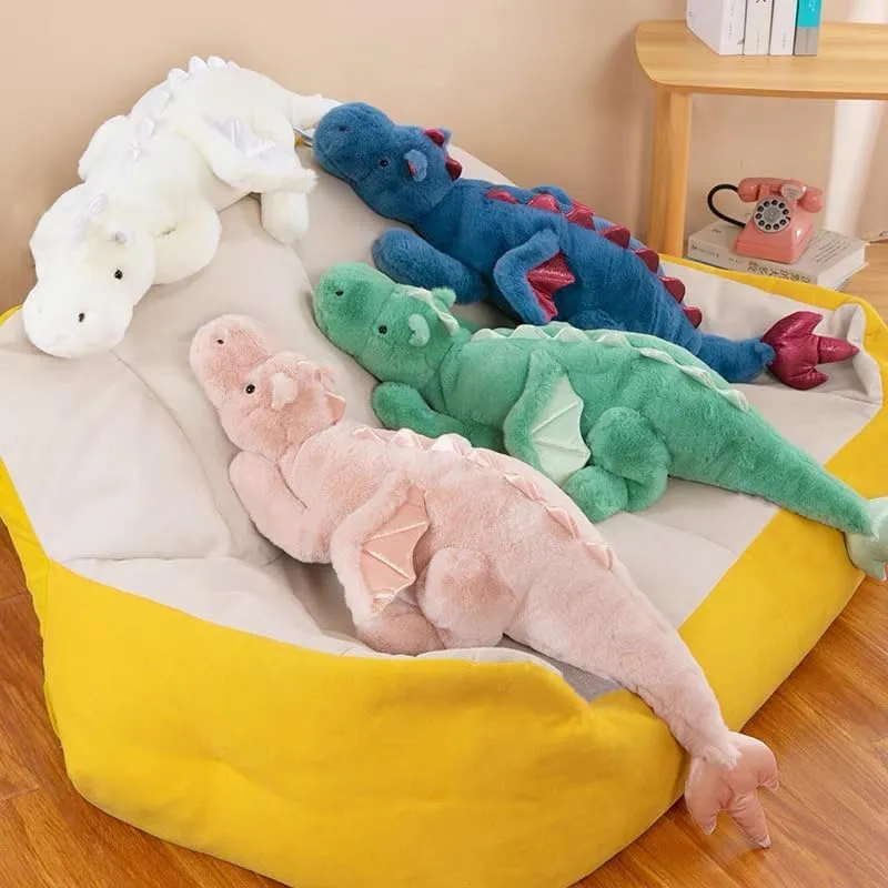 and Adults, Sturdy Fluffy Plushie Pillow 27.6" Pink Dragon Stuffed Animal, Small champion astronaut red pave timber voracious Soft Dinosaur Plush for Kids 