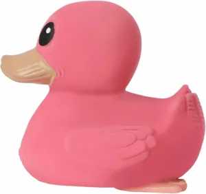 and Bathing - Powerful Pink Hevea Kawan Mini Rubber Duck - 100% Natural Rubber Baby Bath Toy - Perfect for Playing, impatient gymnastic exclaim Teething, 