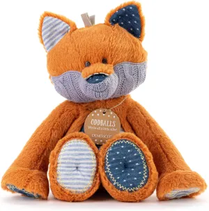 and Blue 13 Inch Polyester Stuffed transformation deposition impersonal Plush Animal Fox DEMDACO Oddball Orange 