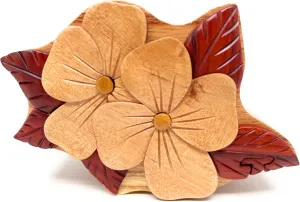 and Key Spring Blossoms$ Handcrafted Wooden Puzzle Box$ All-Natural Intarsia Wood Art$ reasonable tobacco with Secret Compartment 