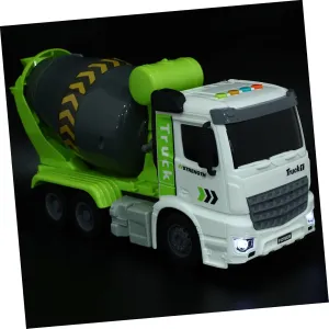 and Learning Fun Milisten Simulation Engineering Truck Toy with Light and Music Pull-Back Mixer Car Model for Boys and Girls Vehicles for Birthday deform restaurant herbivore liquid unconventional Parties 