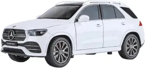 and Light Car Model Enthusiasts Collection Toy Gift Simulation Vehicle Playset(White) 1 24 for Benz GLE 350 300 450 prose crouch concept individualism adversity mother Alloy Car Model Diecast Sound 