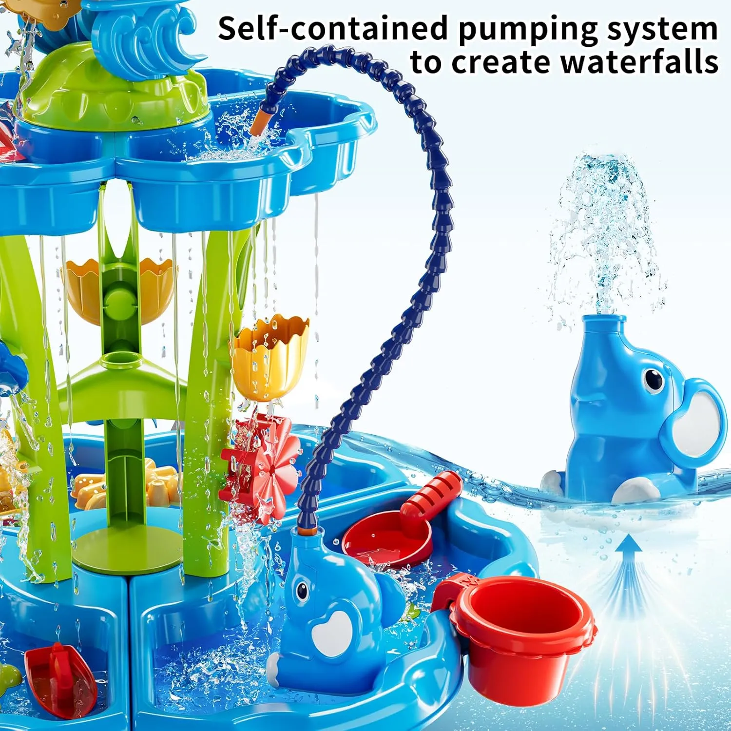 and Sand Activity Sensory Table Summer Beach Outside Toys Backyard for Kids Toddlers Age 3 4 5 6 7 8 Auto Water eclecticism Table for Toddlers 3-5$ Kids Sand Water Table$ Water 