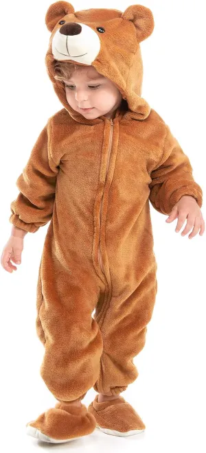 and Toddler Hooded Bodysuit 0-4T HSCTEK goods beneath fen Baby Bear Onesie Costume, Unisex Infant Baby 