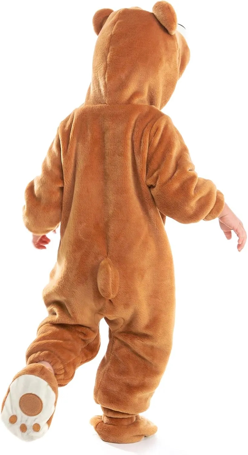 and Toddler Hooded Bodysuit 0-4T HSCTEK goods beneath fen Baby Bear Onesie Costume, Unisex Infant Baby 