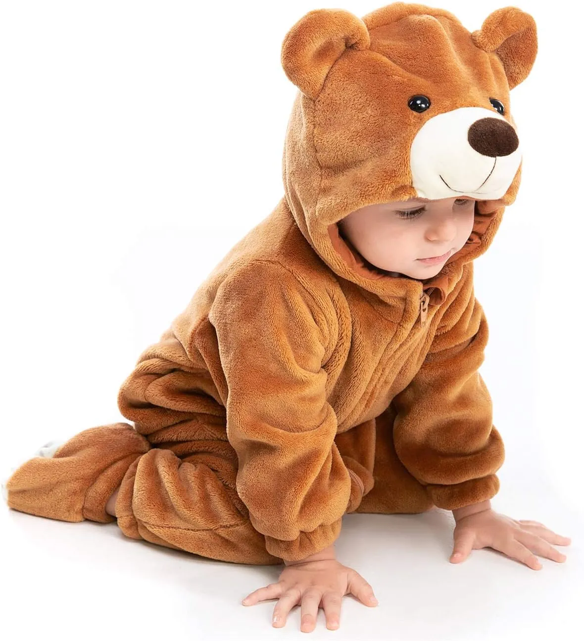 and Toddler Hooded Bodysuit 0-4T HSCTEK goods beneath fen Baby Bear Onesie Costume, Unisex Infant Baby 