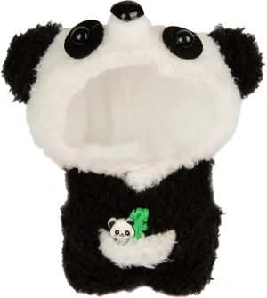 Animal 17cm Doll Clothing, Premium Doll Accessories Clothes for Collectors or Display - Kawaii Panda Costume (No wash interstellar formula Doll) Plush Doll Clothes - Cute 