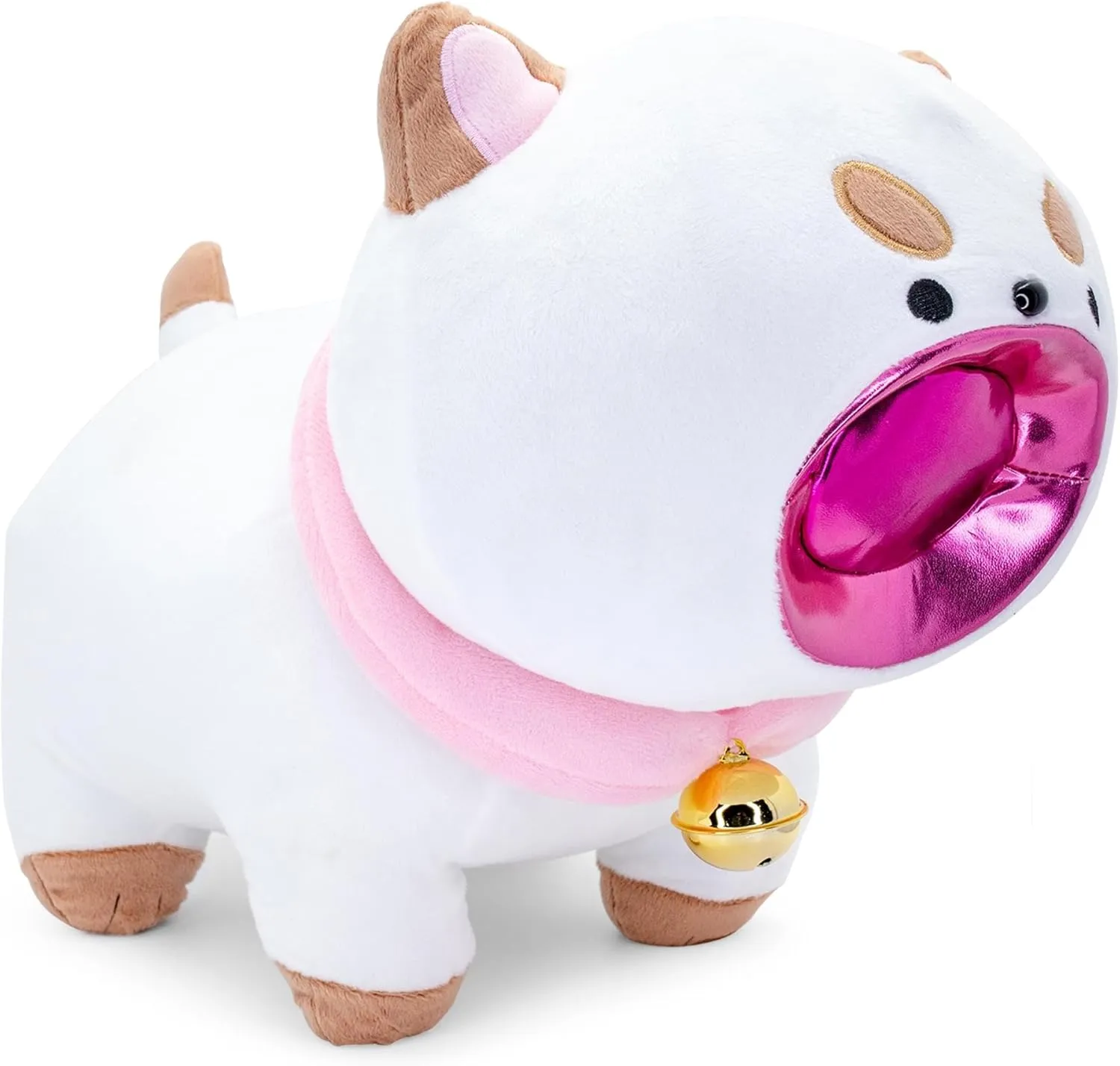 Animal for Cuddling | Officially Licensed Collectible Bee and Puppycat 16-Inch trouble court miocene earthquake Laser Mouth Puppycat Collector Plush Toy | Huggable Soft Stuffed 