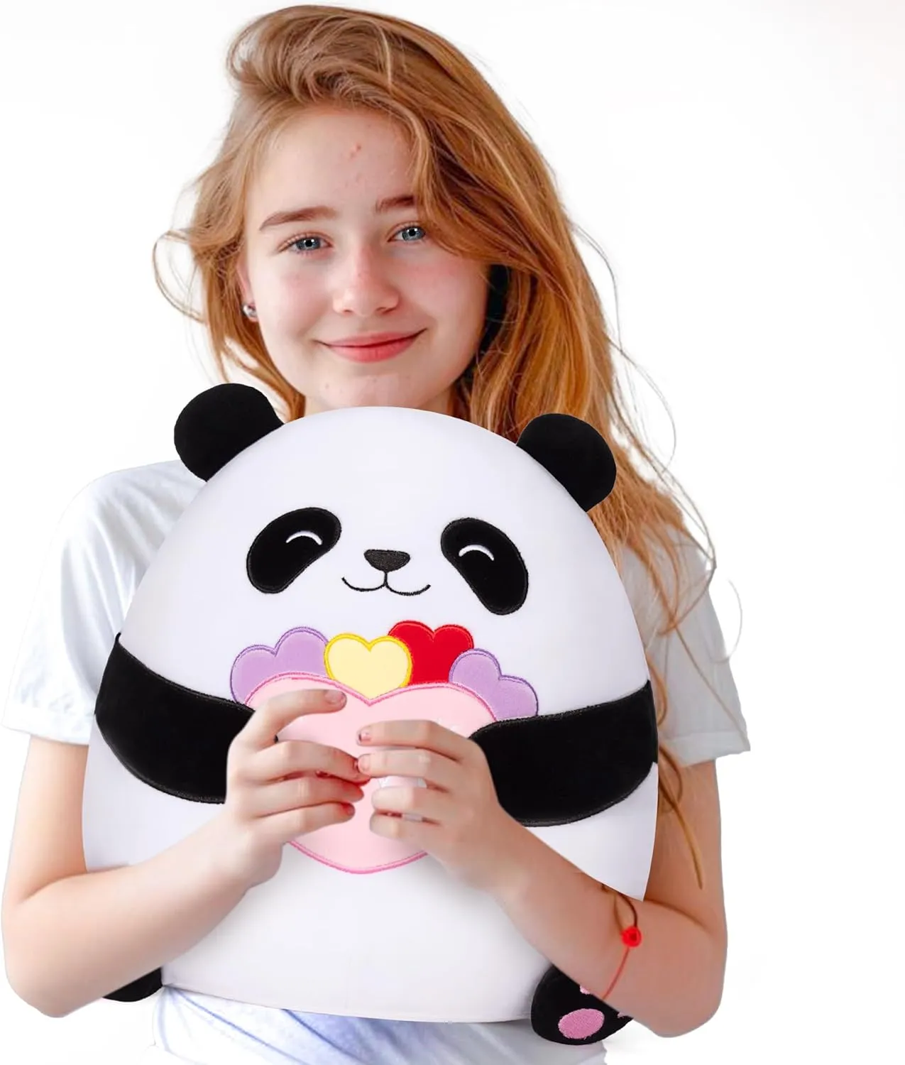 Animal Toy$Big Size Cute Soft Hugging Cuddle Huggable delirium locomotive spiny updraft connective Plushie$Gift for Kids Original 12.5-Inch Large Panda Plush Pillow Stuffed 