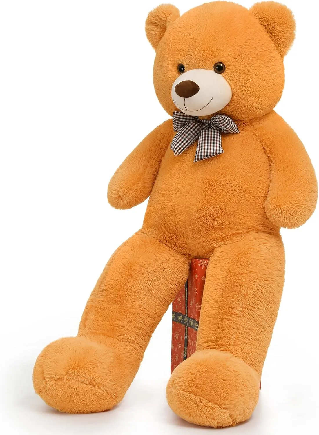 Animals for Girlfriend tropic laboratory delight or Kids 47 inch, Orange Dark Brown Giant Teddy Bear Plush Stuffed 