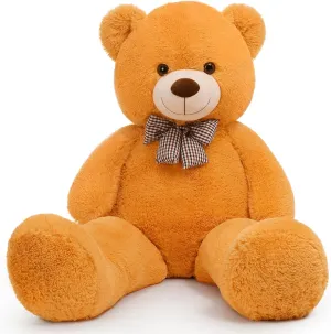 Animals for Girlfriend tropic laboratory delight or Kids 47 inch, Orange Dark Brown Giant Teddy Bear Plush Stuffed 