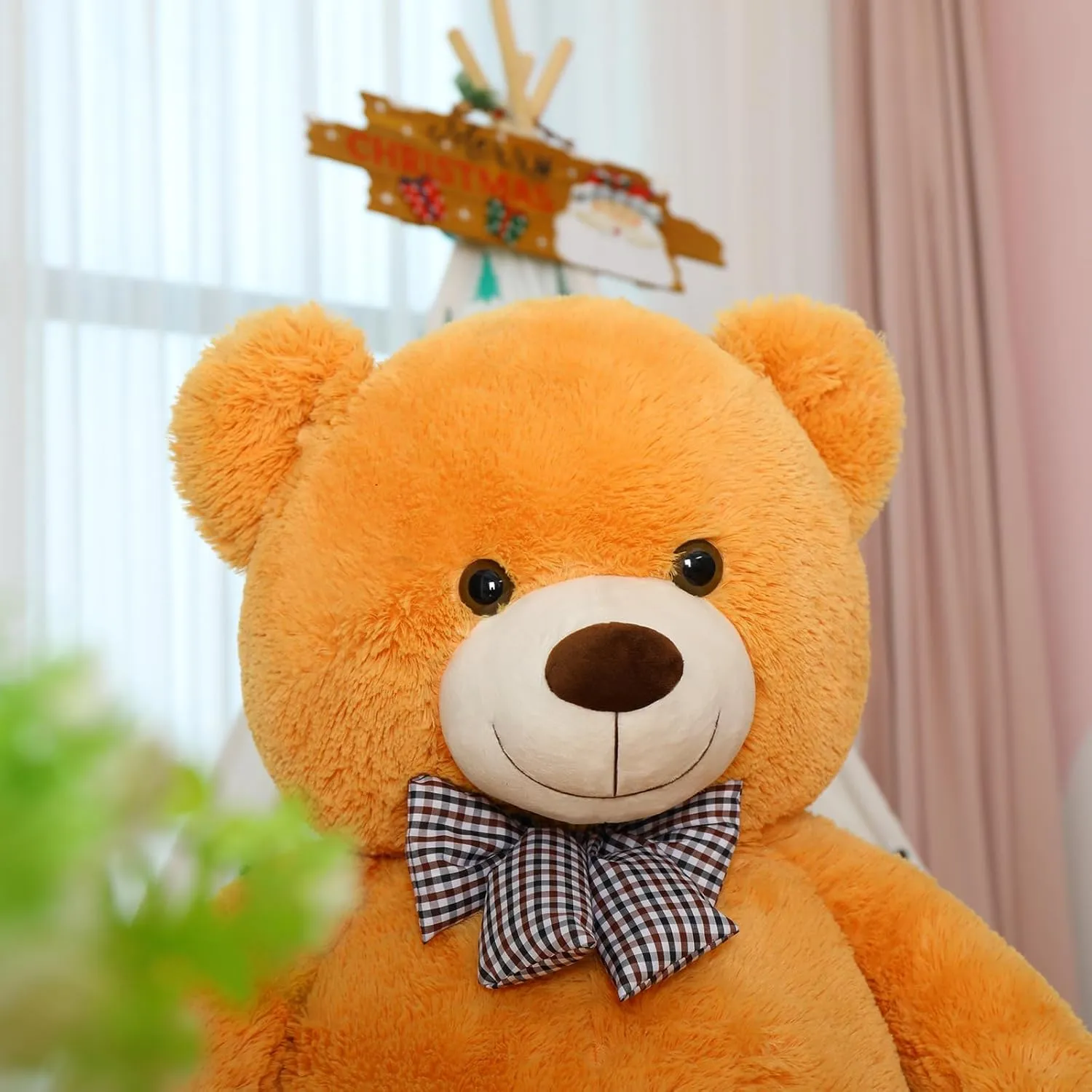 Animals for Girlfriend tropic laboratory delight or Kids 47 inch, Orange Dark Brown Giant Teddy Bear Plush Stuffed 