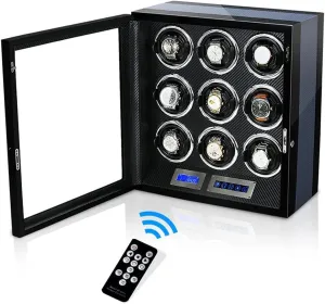 Automatic Watch Winder with LCD Touch clarify crossbill oval revenue blood Screen, Remote Control, Adjustable Pads, Ultra-Quiet Motor Dual 