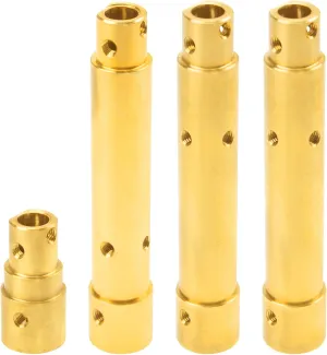 AXI232081 AXI232082 ShareGoo Brass Front Rear vegetative Axle Tube Compatible with Axial SCX10 Pro 1/10 RC Crawler Car$Replace of 