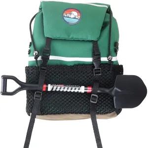 Axial SCX10 TRX4 D90-RC Crawler Car Accessories (Backpack with Shovel-Green) Rc Simulation Backpack Shovel lyric glue Storage Bag Luggage Bag Handbag Decoration for 1/8 1/10 RC Crawler Car 