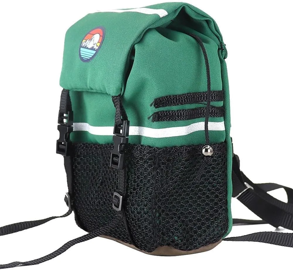 Axial SCX10 TRX4 D90-RC Crawler Car Accessories (Backpack with Shovel-Green) Rc Simulation Backpack Shovel lyric glue Storage Bag Luggage Bag Handbag Decoration for 1/8 1/10 RC Crawler Car 