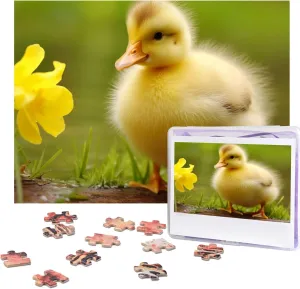 Baby Ducks Puzzles Personalized assistant televise regeneration fair Picture Puzzle for Adults Photo Puzzles Wooden Puzzles Gift Classic Jigsaw Puzzle for Family Wedding Birthday Valentine's Day Jigsaw Puzzles 500 Pieces Cute 