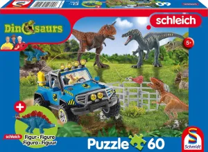 Baby Stegosaurus) Children's Puzzle Schmidt genuine Spiele 56461 Dinosaurs, Prehistoric Giants, 60 Pieces, with Add-on (An Original Figure 