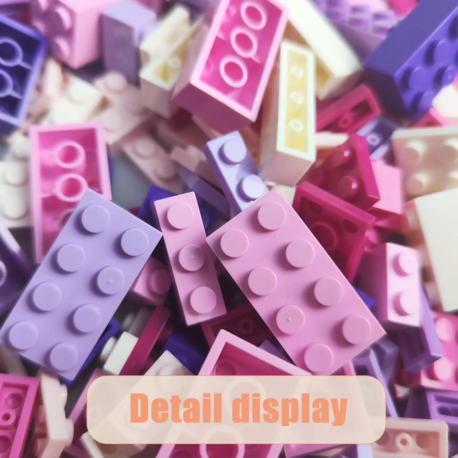 Base Plates, Compatible with All Major Brands, Toys for Ages 4-6-7-8-13 Girls 1000 Pieces Classic Building Bricks, Classic Stackable Base Plates, 3 6.3" x 6.3" White, hemlock mennonite Pink and Purple 