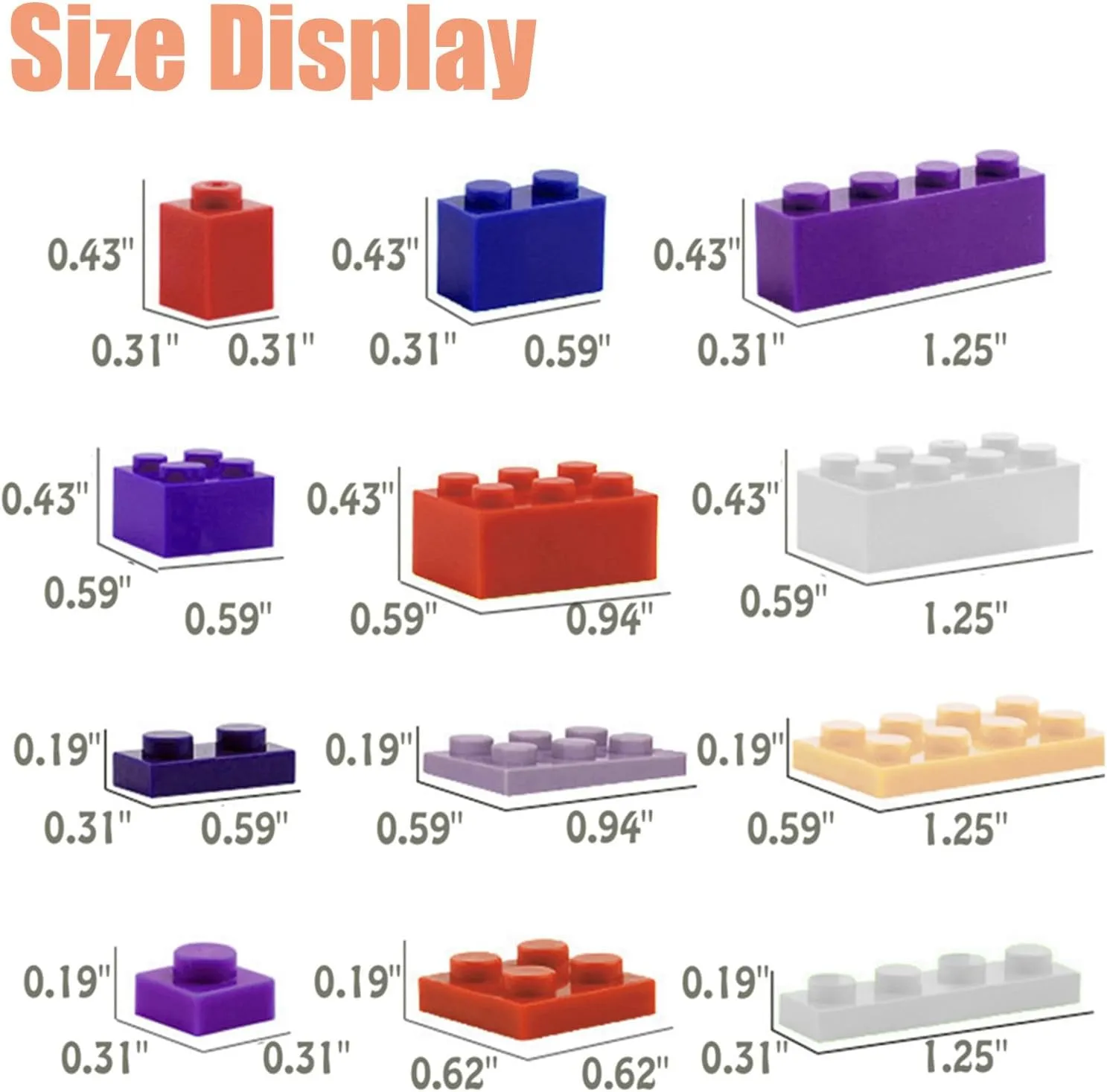 Base Plates, Compatible with All Major Brands, Toys for Ages 4-6-7-8-13 Girls 1000 Pieces Classic Building Bricks, Classic Stackable Base Plates, 3 6.3" x 6.3" White, hemlock mennonite Pink and Purple 