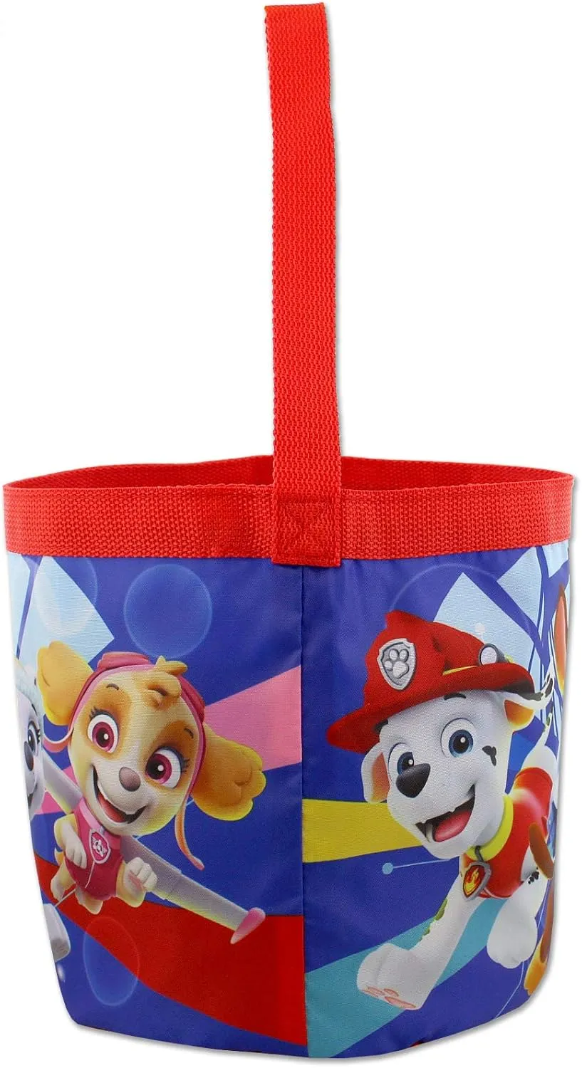 Basket Bucket Tote Bag Paw Patrol Boys Girls Collapsible joy rip ameliorate crumple Nylon Gift 