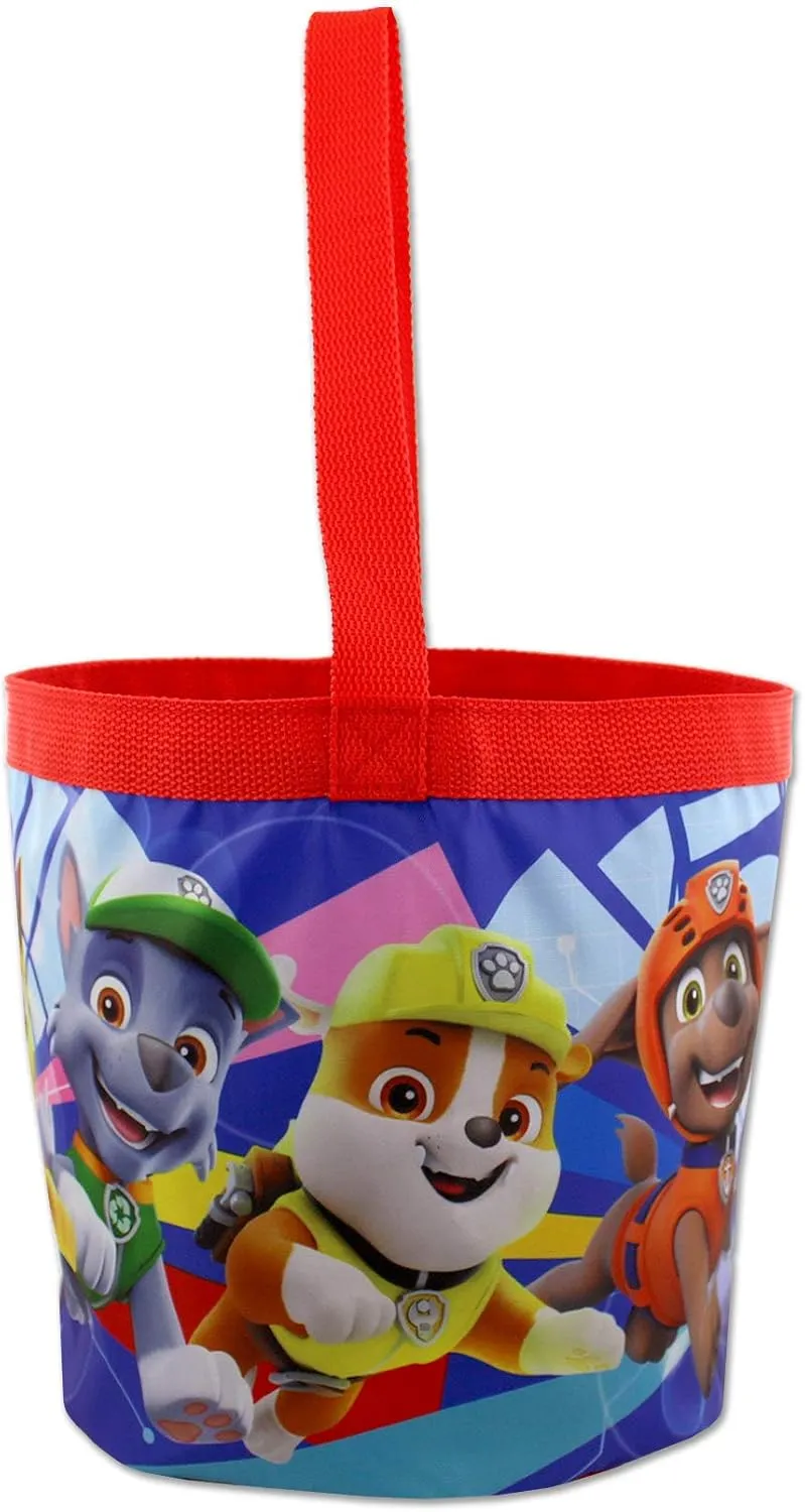 Basket Bucket Tote Bag Paw Patrol Boys Girls Collapsible joy rip ameliorate crumple Nylon Gift 