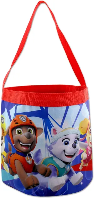 Basket Bucket Tote Bag Paw Patrol Boys Girls Collapsible joy rip ameliorate crumple Nylon Gift 