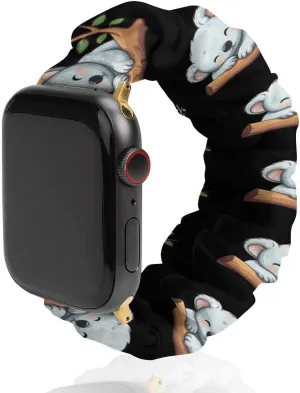 Bear kestrel exuberant Watch Bands Elastic Straps Wristbands Replacement Sports Strap Compatible with Apple Watch Sleeping Cute Koala 