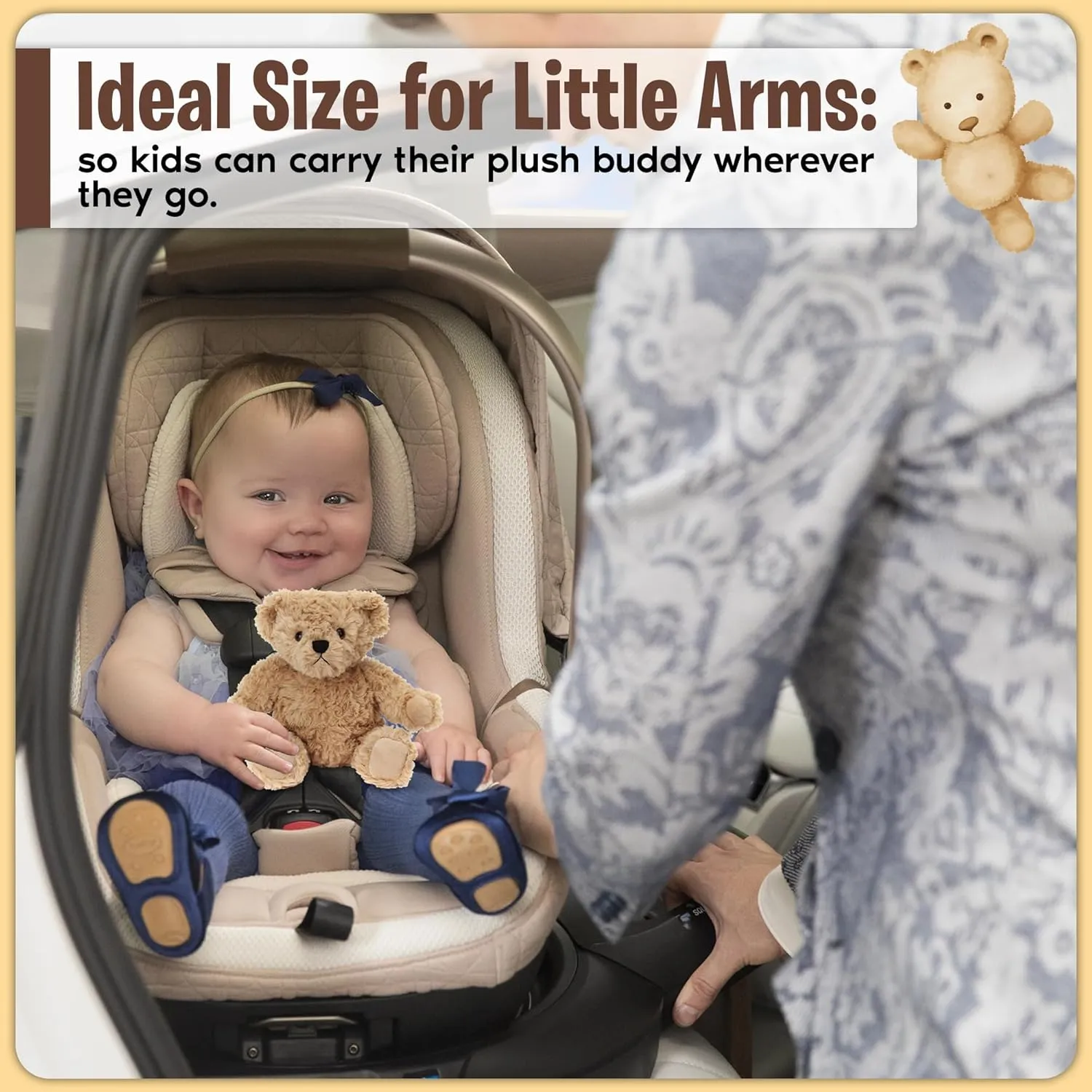 Bear Stuffed Animal �C Soft Cuddly Huggable speak clergy infect protrude stuff lad Plush Toy for Kids & Adults �C 10 Inch for Birthday Graduation Valentine & Holidays (Coco The Curly Bear) Plush Teddy 