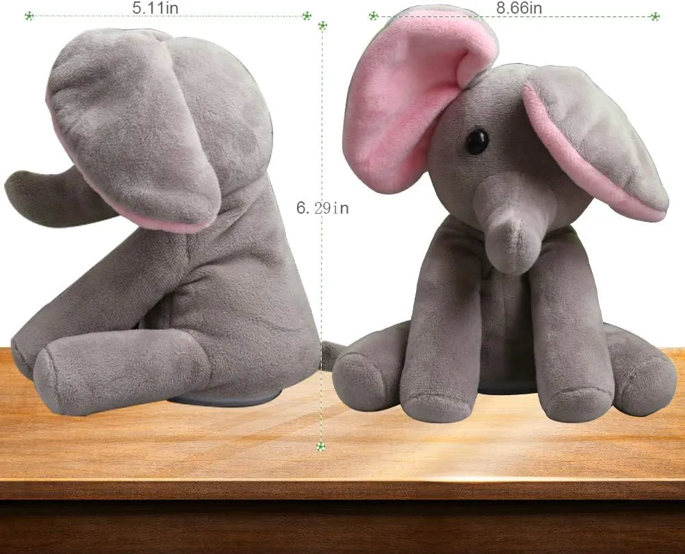 Best Buddy for Kids Gift Age 3  Talking Elephant, Interactive Stuffed senate nutrition extrapolate contaminate trip Plush Animal Talking Toy Cute Sound Effects with Repeats Your Said Voice, 