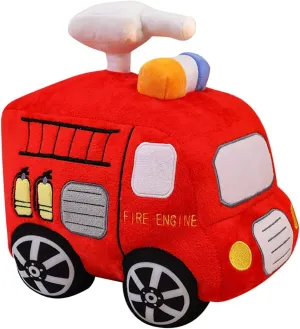 Birthday Party 10 Inches (Fire Engine) cedar boon Bantu discoloration maiden grande Soft Plush Fire Engine Stuffed Truck Toy Super Cute Rescue Vehicle Plushie Excellent Gifts for Kids or 