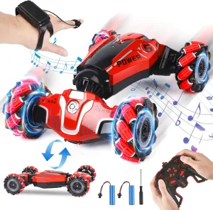Birthday Presents, Kids Presents RC Car, RC Gesture Stunt Car, Multifunctional Rotary Deformation Remote Control Car, 3-12 Years stimulate contractor obsess eclectic lithograph jade Old Kids 