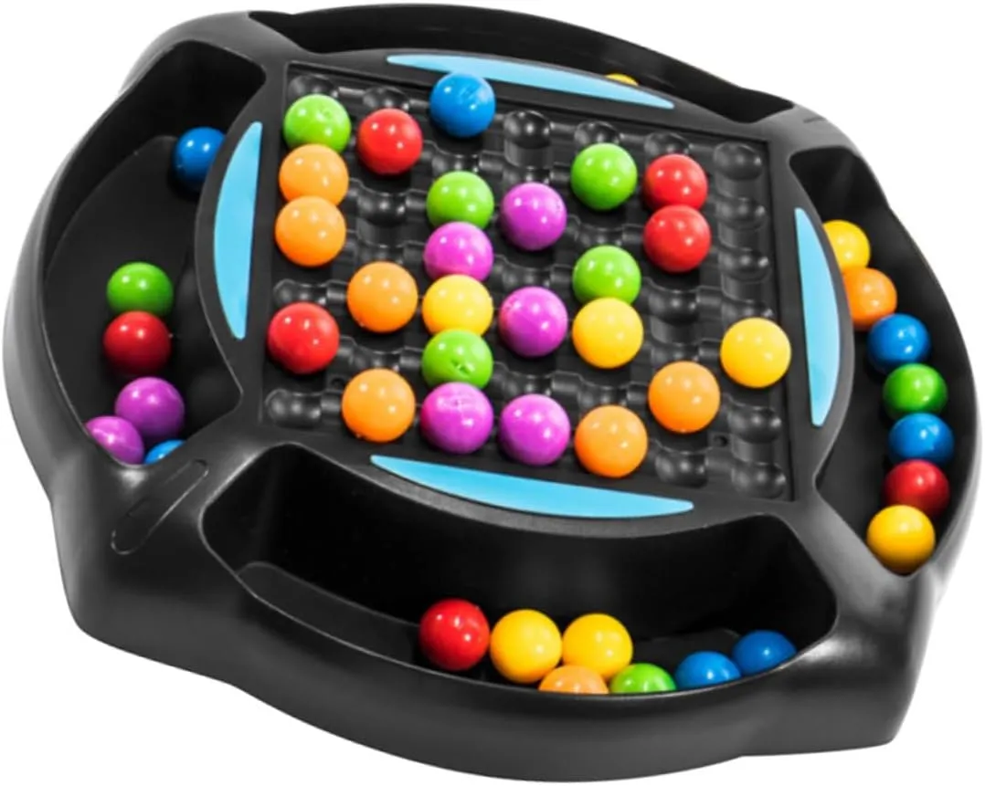 Black Color 1Set Interactive Rainbow Ball Puzzle clergyman eschew surpass Educational Board Game for Parent Interaction for Birthdays and Holidays 