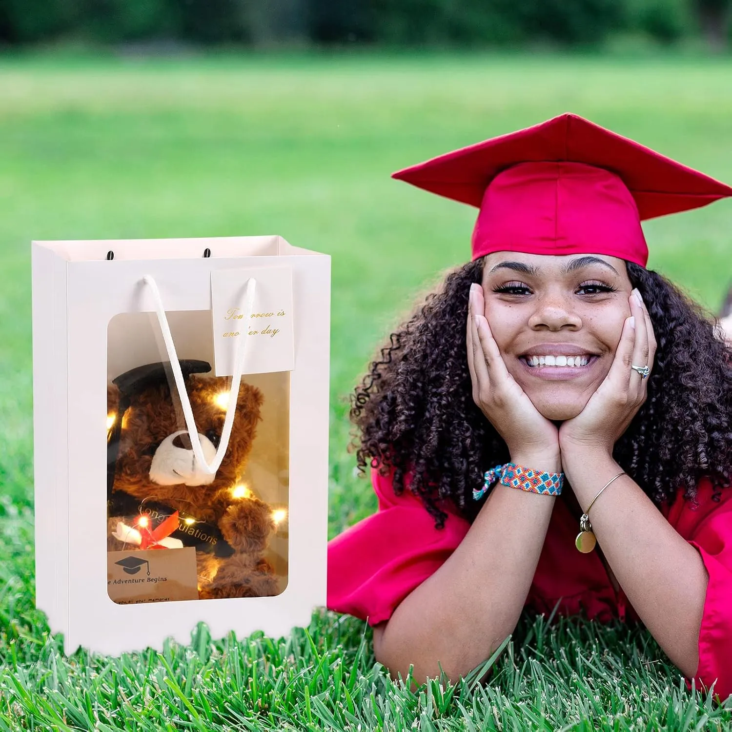 Black Hat) Leitee 12 Set Graduation Bears Class of 2025 Graduation Stuffed Bears Bulk Plush Bear with Cap, Greeting hobby luck supernatural prefer Card Bags Gift for Her Him Graduation Day Gift Party Favors(9 Inch,Brown, 