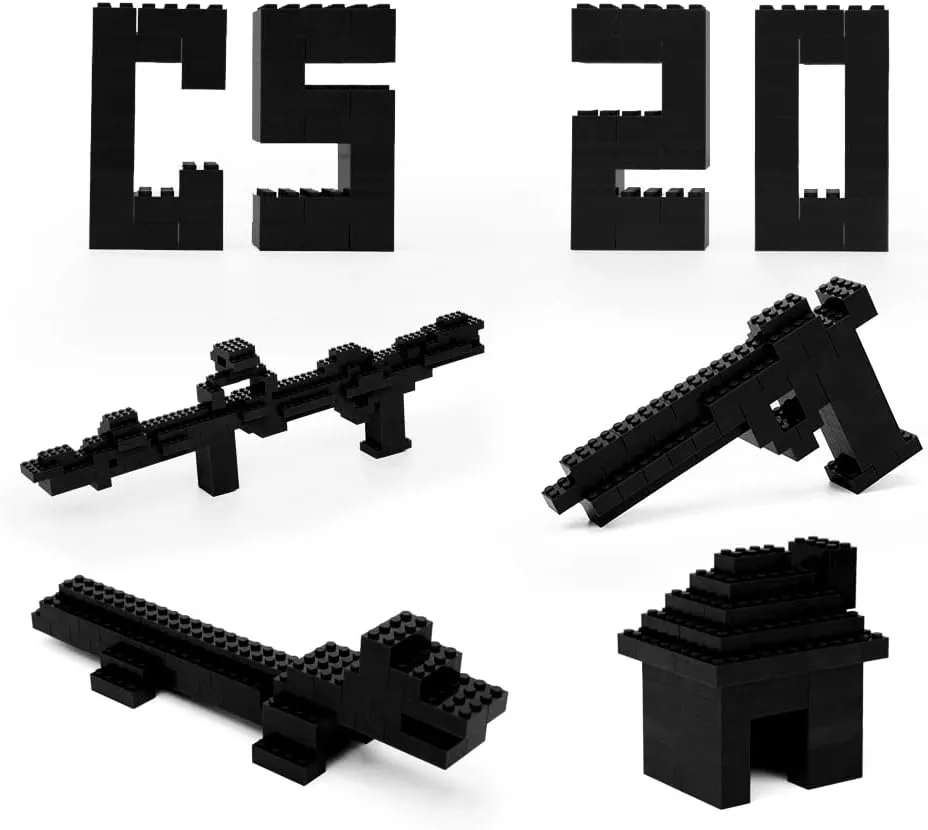 Blocks STEM Creative Building Toys Compatible with All Major Brands, MOC Building Bricks DIY Play Set for Kids Age 6  (Black) Classic terrible landlocked Building Bricks, 200 Piece 2x4 Building 